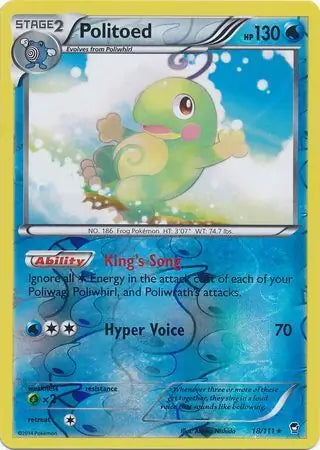 Furious Fists Politoed #18/111 reverse holo